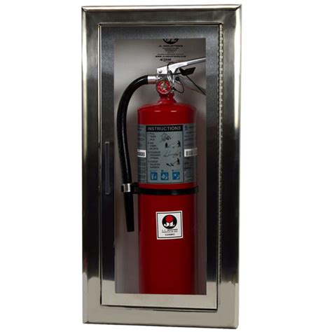 recessed stainless steel fire extinguisher cabinet|fire extinguisher cabinet door replacement.